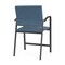 Lesro Newport Wide Hip Chair Metal Frame, Charcoal, MD Titan Upholstery NP1261 - alternate 3